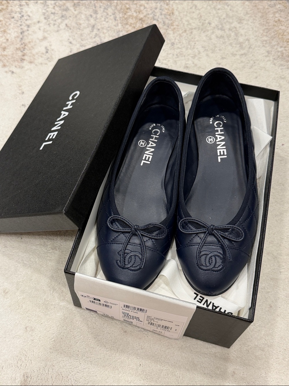 Authentic CHANEL Ballet Flats